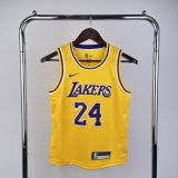 Youth Kobe Bryant Yellow Team Jersey