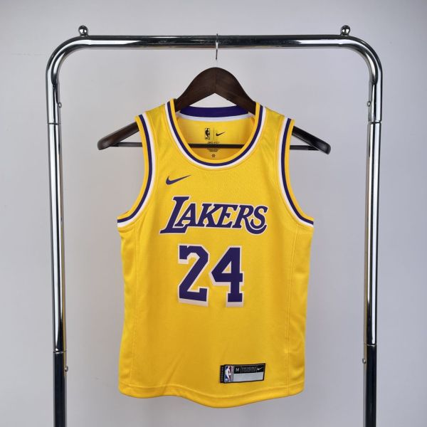 Youth Kobe Bryant Yellow Team Jersey