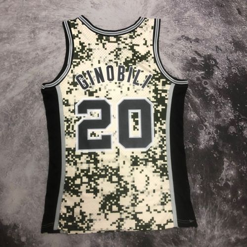 Men's M&N 2013/14 Manu Ginóbili Retro Jersey