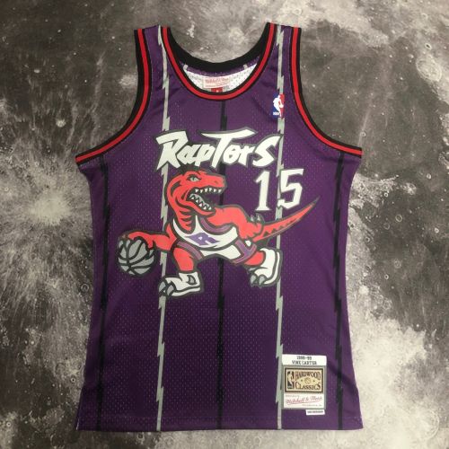 Men's M&N 1999 Vince Carter Purple Retro Jersey