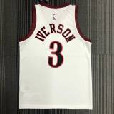 Men's Allen Iverson White Retro Team Jersey