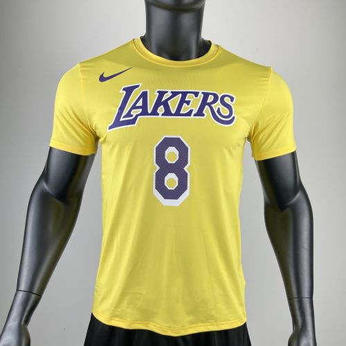 Men's Kobe Bryant Yellow Team T-shirt