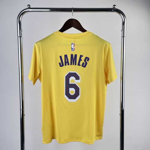 Men's LeBron James Yellow Team T-shirt