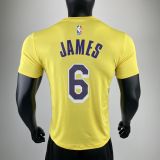 Men's LeBron James Yellow Team T-shirt