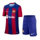 Kids Barcelona 23/24 Home Jersey and Short Kit