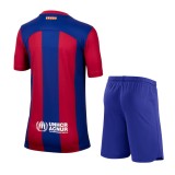Kids Barcelona 23/24 Home Jersey and Short Kit