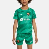 Kids Barcelona 23/24 Goalkeeper Jersey and Short Kit