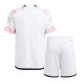 Kids Juventus 23/24 Away Jersey and Short Kit