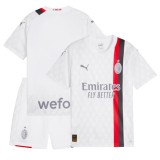 Kids AC Milan 23/24 Away Jersey and Short Kit