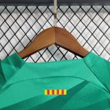 Kids Barcelona 23/24 Goalkeeper Jersey and Short Kit