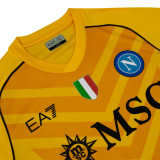 Thai Version SSC Napoli 23/24 Goalkeeper Jersey - Yellow