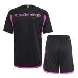 Kids Bayern Munich 23/24 Away Jersey and Short Kit