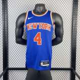Men's Derrick Rose Away Blue Team Jersey