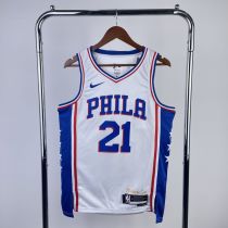 Men's Joel Embiid Home White Team Jersey