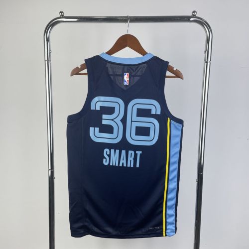 Men's Marcus Smart Blue Away Team Jersey