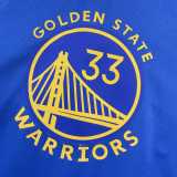 Men's James Wiseman Blue Away Team Jersey