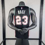 Men's Derrick Rose Black Retro Team Jersey