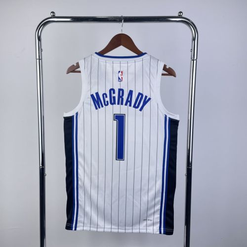 Men's Tracy McGrady Home White Team Jersey