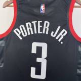 Men's Kevin Porter Jr. Black Team Jersey - Statement Edition