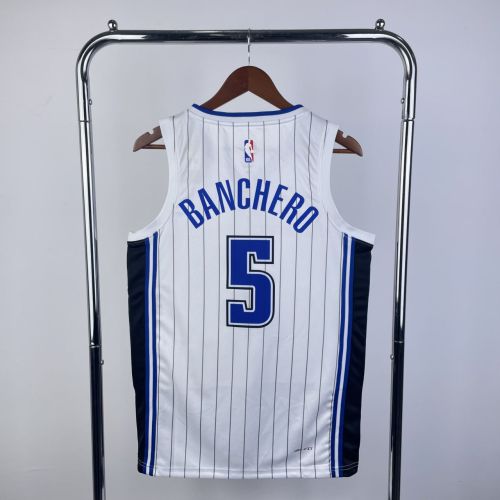 Men's Paolo Banchero Home White Team Jersey