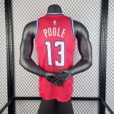 Men's Jordan Poole Red Team Jersey - City Edition