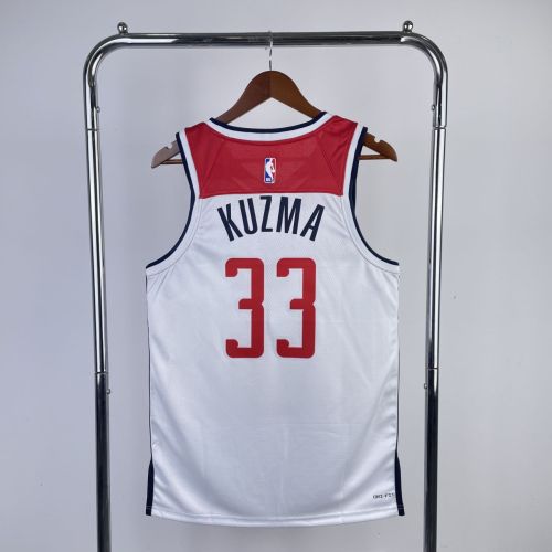 Men's Kyle Kuzma White Home Team Jersey