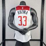 Men's Kyle Kuzma White Home Team Jersey
