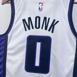 Men's Malik Monk White Home Team Jersey