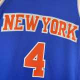Men's Derrick Rose Away Blue Team Jersey