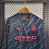 Thai Version Manchester City 23/24 Third Long Sleeve Jersey