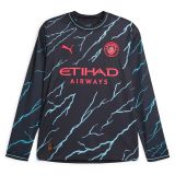 Thai Version Manchester City 23/24 Third Long Sleeve Jersey