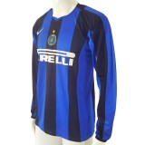 Inter Milan 2004/2005 Retro Home Long Sleeve Jersey