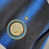 Inter Milan 2010/2011 Home Retro Long Sleeve Jersey