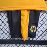 Kids Wolves 23/24 Home Jersey and Short Kit
