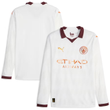 Thai Version Manchester City 23/24 Away Long Sleeve Jersey