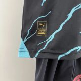 Kids Manchester City 23/24 Third Jersey and Short Kit