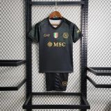 Kids SSC Napoli 23/24 Third Jersey and Short Kit