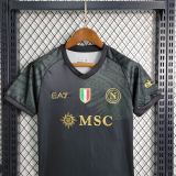 Kids SSC Napoli 23/24 Third Jersey and Short Kit