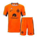 Kids Inter Milan 23/24 Third Jersey and Short Kit