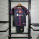 Kids Barcelona 23/24 Special Jersey and Short Kit