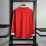 MUFC 1998/1999 Home Retro Long Sleeve Jersey