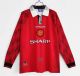 MUFC 1996/1998 Home Retro Long Sleeve Jersey