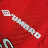 MUFC 1998/1999 Home Retro Long Sleeve Jersey