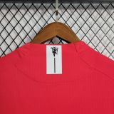 MUFC 2007/2009 Home Retro Long Sleeve Jersey