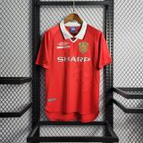 MUFC 1999 UCL Final Home Retro Jersey