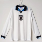 England 1995/1996 Home Retro Long Sleeve Jersey