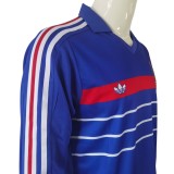 France 1984 Home Retro Long Sleeve Jersey