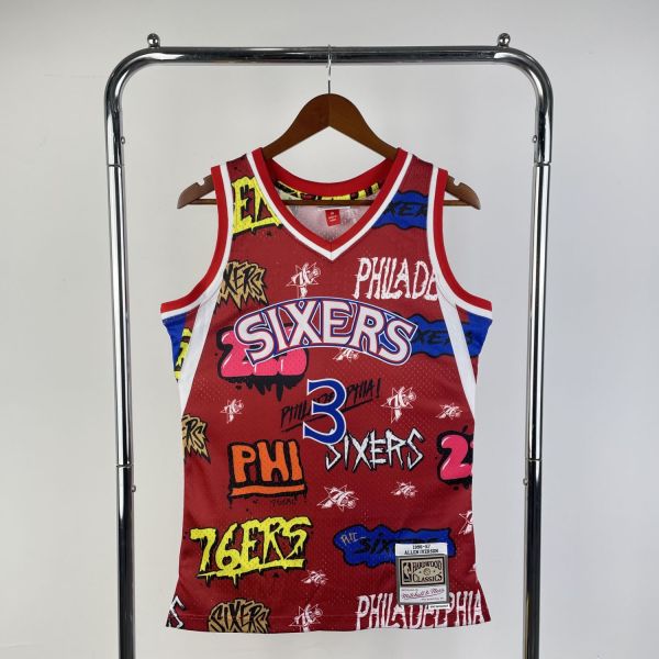 Men's M&N 1996/97 Allen Iverson Retro Jersey