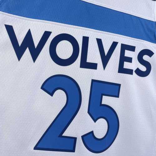 Men's 2023 Derrick Rose White Home Team Jersey