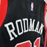 Men's 2024 Dennis Rodman Black Team Jersey - City Edition